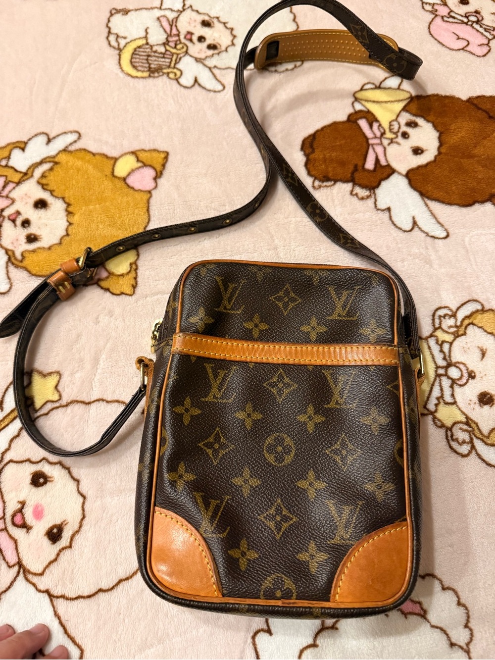 Louis Vuitton Monogram Crossbody Bag - Brown/Gold Trim